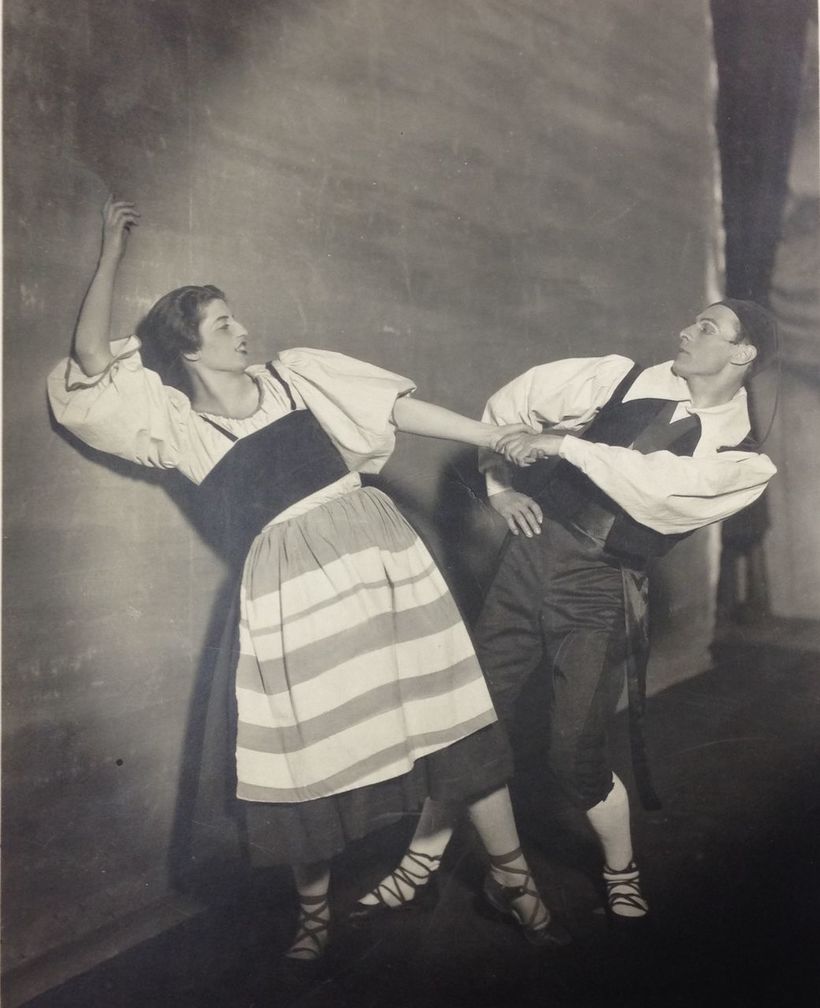 Popolaresca (Zdenka Podhajská a Gilbert Bauer). Zdroj: Theatermuseum, Vídeň.